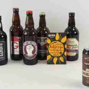 6 dark gluten free beers with 1 curry